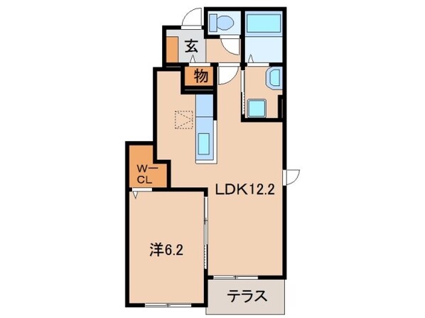 初島駅 徒歩7分 1階の物件間取画像